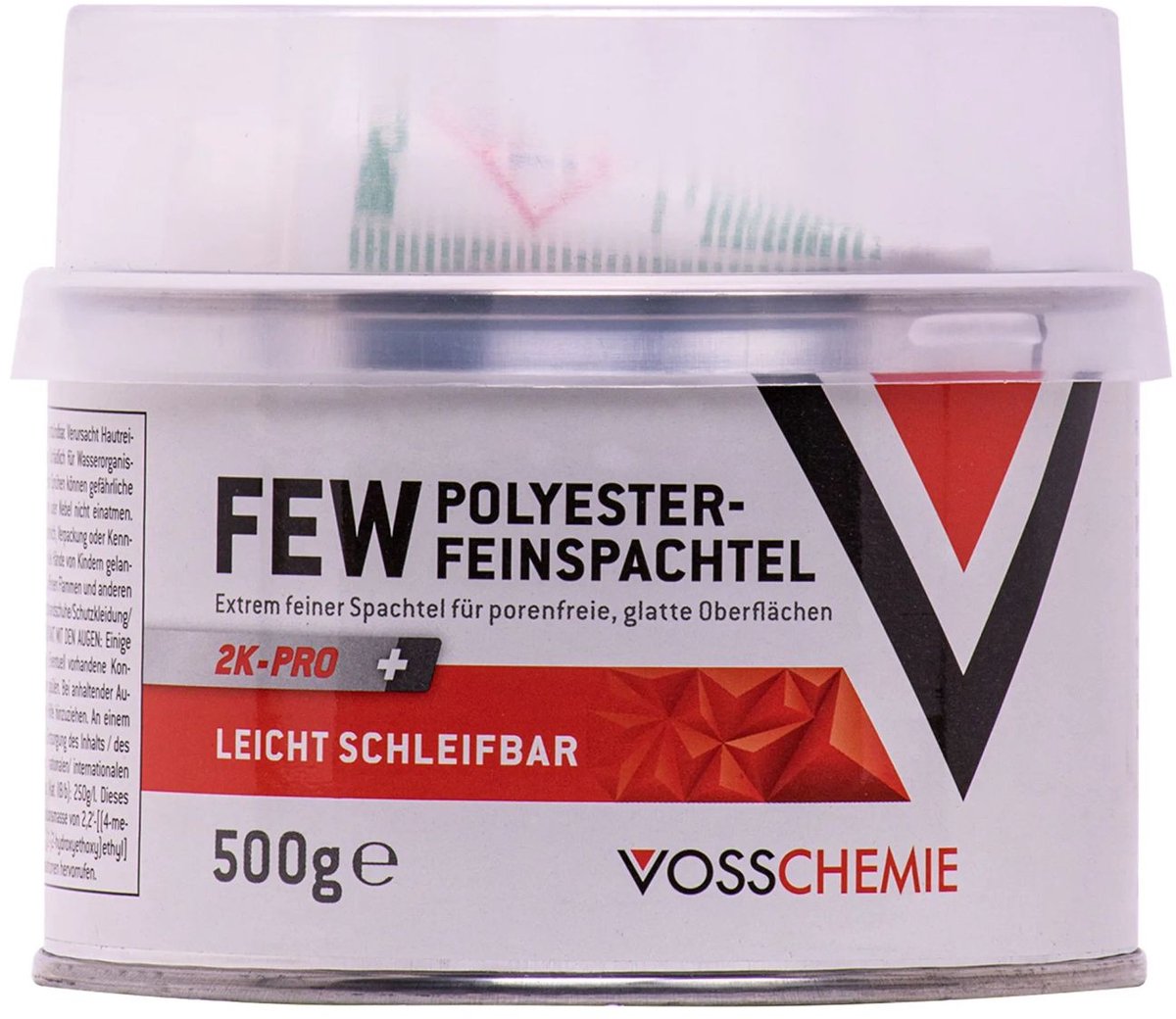Polyesterplamuur, 2K Plamuur, Fijne Plamuur, 500 g