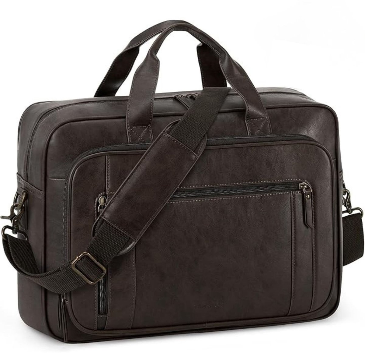 Leren Laptoptas - Laptoptas - Leren Tas - Luxe Leren Laptoptas - Werktas - Schoudertas - Business Tas - Leren Business Tas - 16 inch - Koffie - van Imperatoris