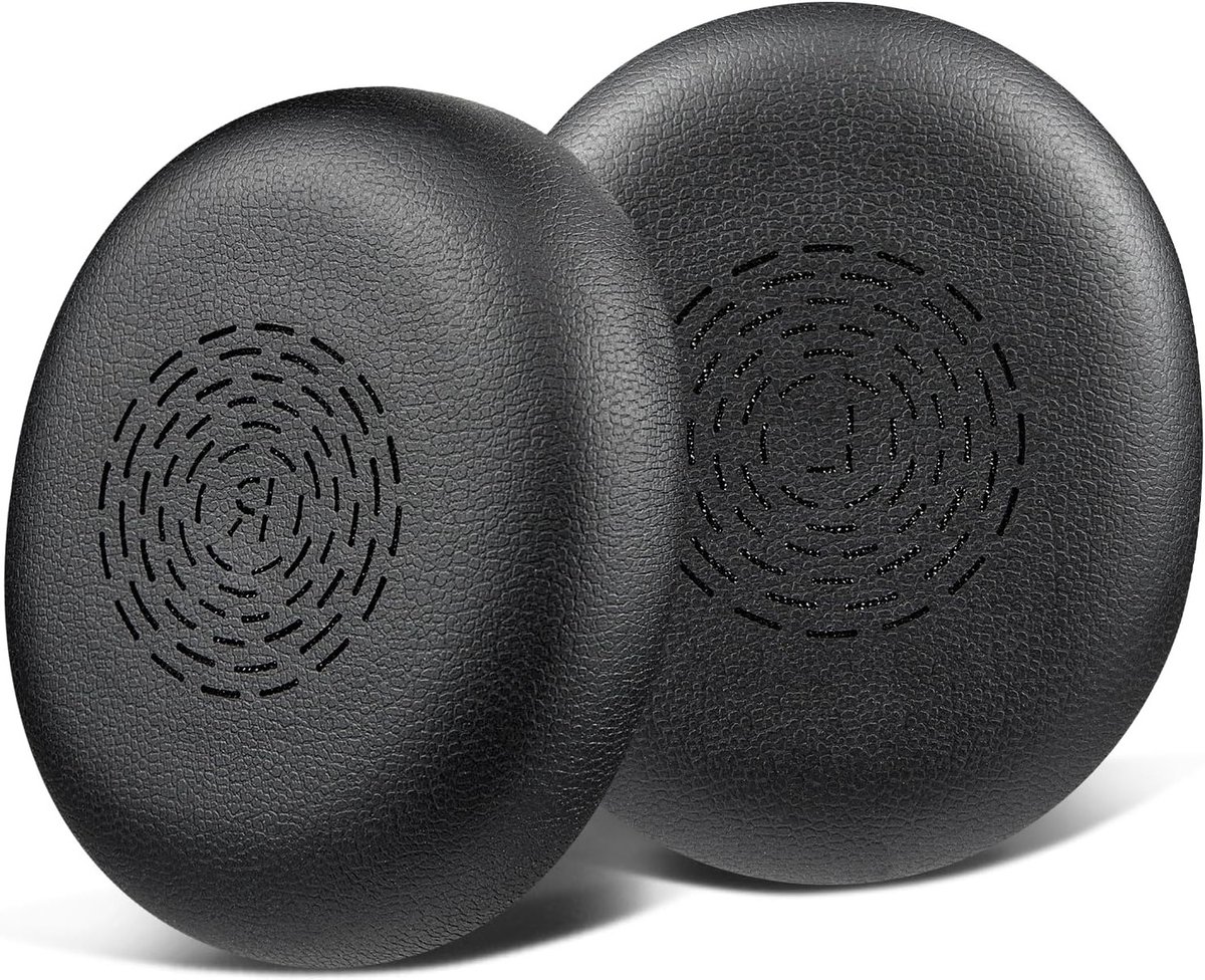 Vervangende Oorkussens voor Jabra Evolve2 65 Flex - Comfortabele Earpads van Zacht Kunstleer voor Hoofdtelefoons