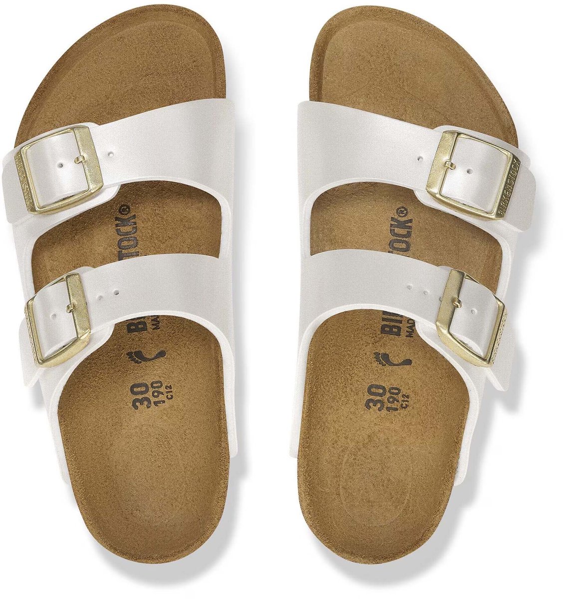 Birkenstock Arizona Kids Birko Flor Sandalen Fashion Wear Kinderen Zilver