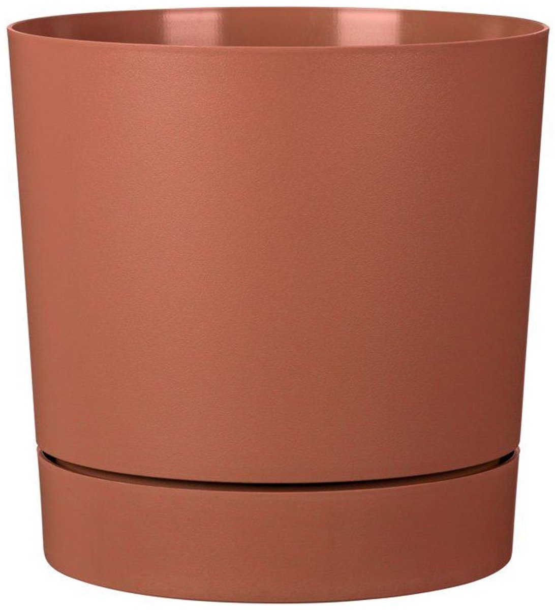 Ronde bloempot met waterreservoir - GARDEN ID - Plano - Ø 39 - 32 L - H 38 cm - Siena