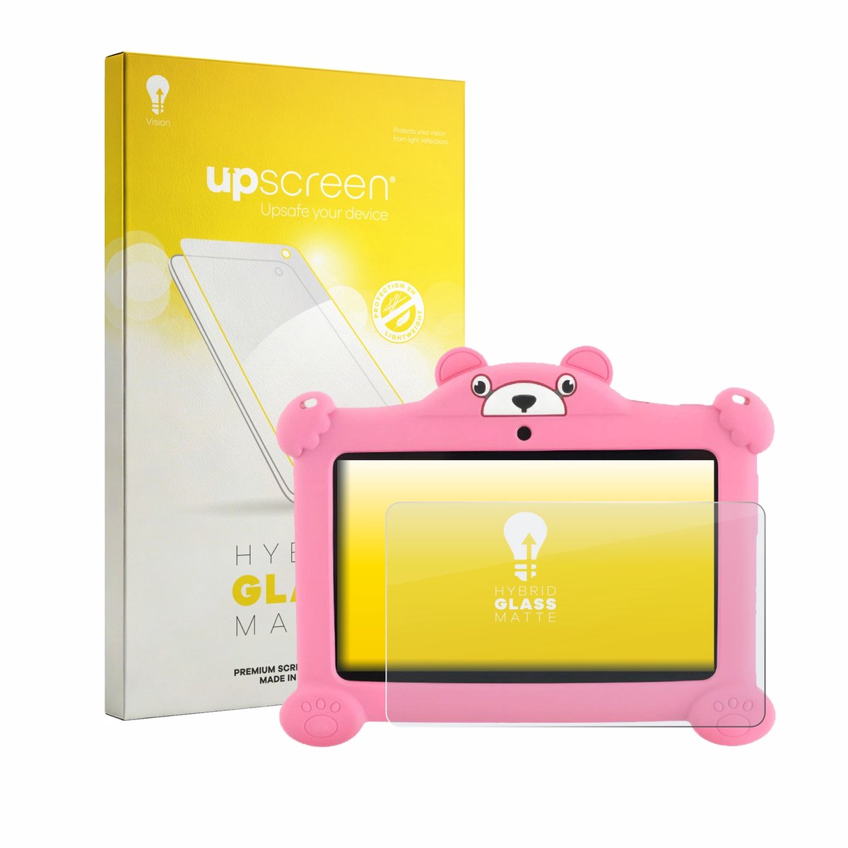 upscreen - Screenprotector voor LETSGOSPT C88 7" - Folie Beschermfolie Beschermglas matte
