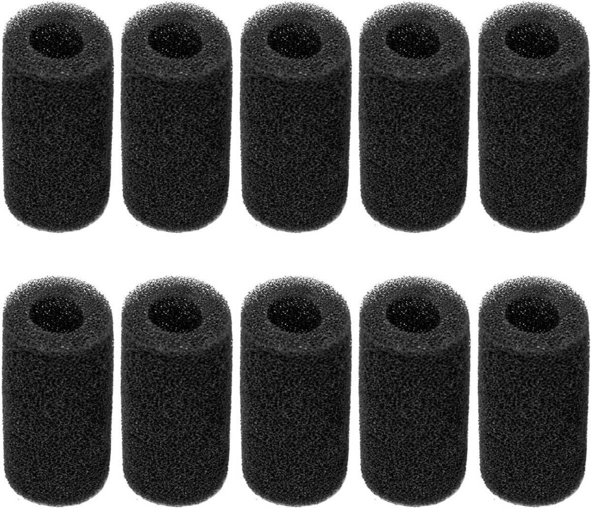 Set van 10 aquariumfilter-sponzen, speciale filtersleeve voor waterinname, voorkomt het inademen van kleine vissen en garnalen