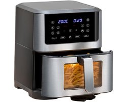 RUX® Heteluchtoven - Oven - Airfryer Oven - 25 Liter - Zilver - ‎38cm x 30cm x 37cm
