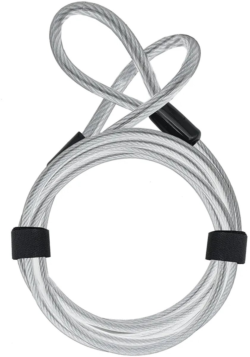 Urban Security 5mm Kabelslot Zilver 200 cm