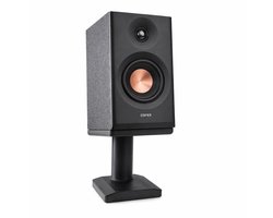 Alvora speaker standaard geschikt voor Edifier MR3 - 1 stuk - 120 mm verhoging - 10° kanteling - Kabelmanagement - Zwart