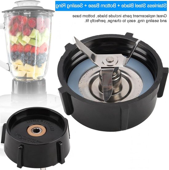 Blender Mes voor Oster, Vervangende Mixer Mes Onderdeel met O-Ring Rubber Seal voor Osterizer, Keukenaccessoires — afbeelding 2