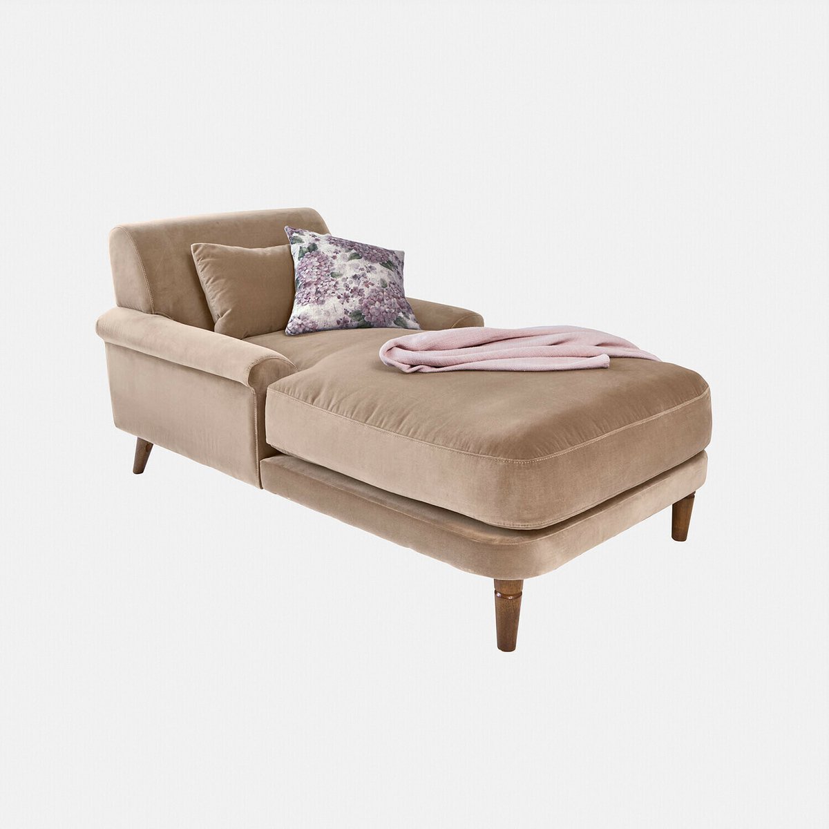 Loberon Chaise longue Jouvrelle beige