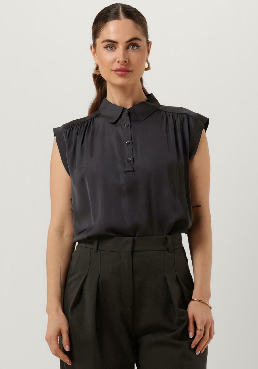 Ruby Tuesday Ravyn Top Tops & T-shirts Dames - Shirt - Donkerblauw - Maat 38
