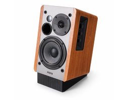 Alvora speaker standaard geschikt voor Edifier R1280T - Schuine bureau speakerverhoger - Zwart