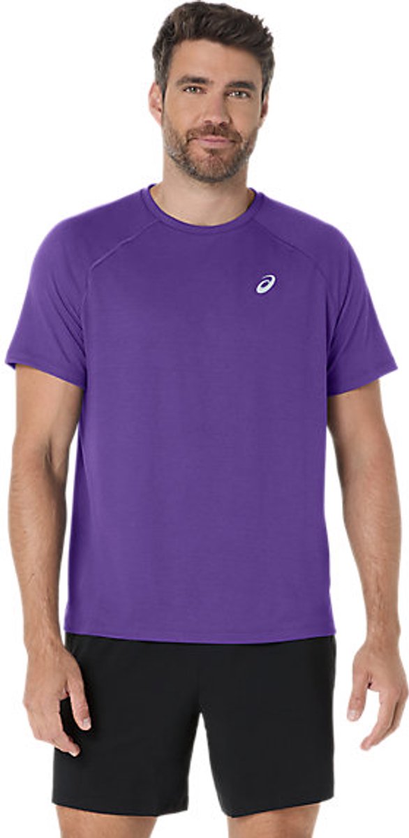 Asics Sport Run Top – Sportshirt Heren Paars