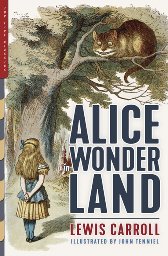 Top Five Classics- Alice in Wonderland (Illustrated) - cover