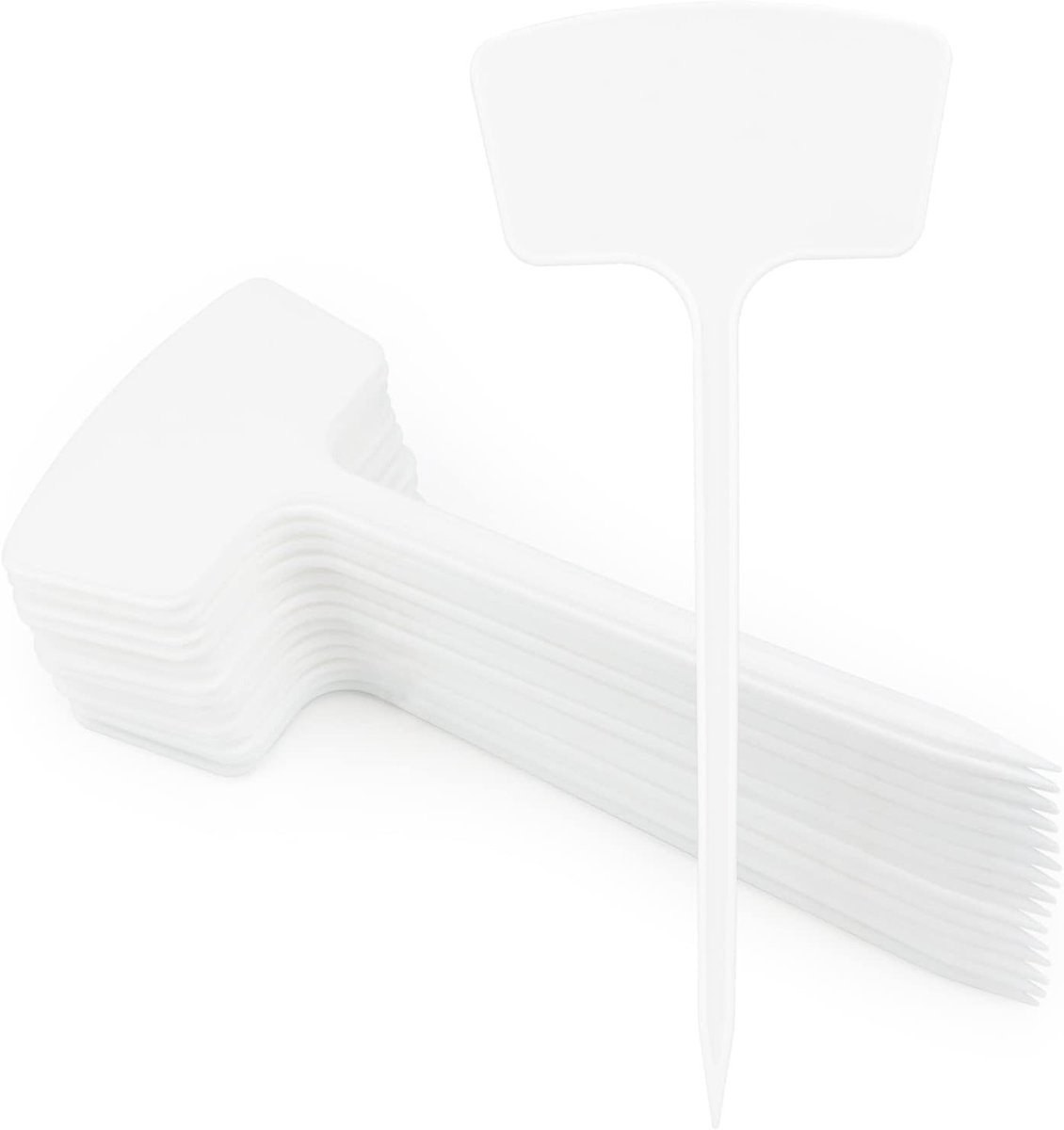 30 Stuks Extra Grote Waterdichte Plantlabels van 36 cm, Super Dikke T-Type Tuinmarkers voor Groenten, Bloemen en Potplanten