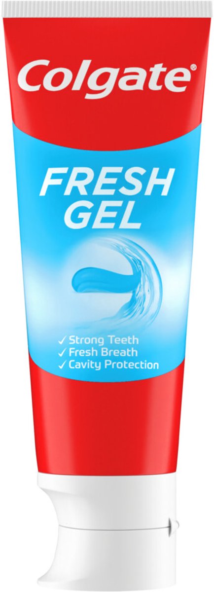 Bol.com Colgate Fresh Gel Tandpasta - 6 x 75ml - Voor Een Frisse Adem - Voordeelverpakking aanbieding