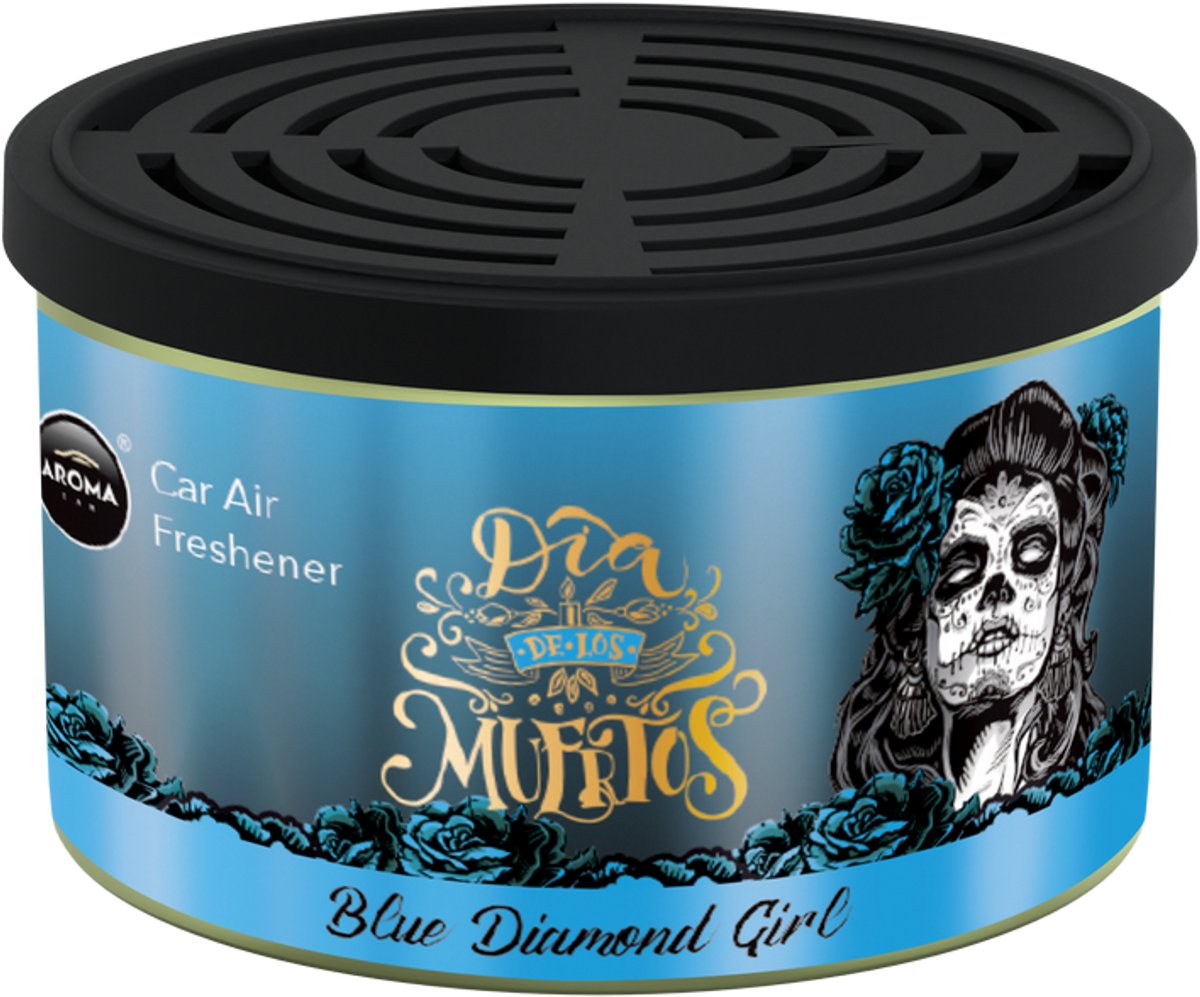 Dia de los muertos - Diamond Girl Blue Can - Carairfreshner