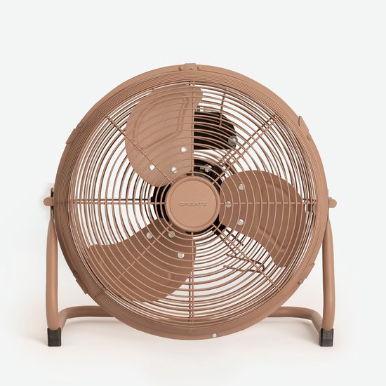 Industriële vloerventilator 16 inch 80W koperen motor stil sterk luchtverdeling 3 standen