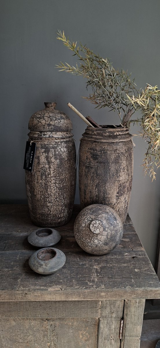 houten pot met deksel landelijk 2