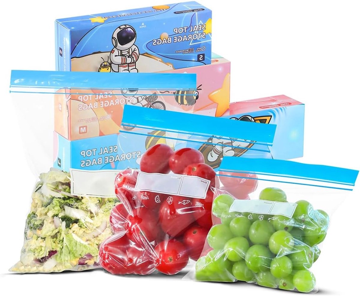 70 Stuks Herbruikbare Silicone Opbergzakken voor Voedsel, Groenten, Fruit en Melk - Ideaal voor de Vriezer en Sandwiches