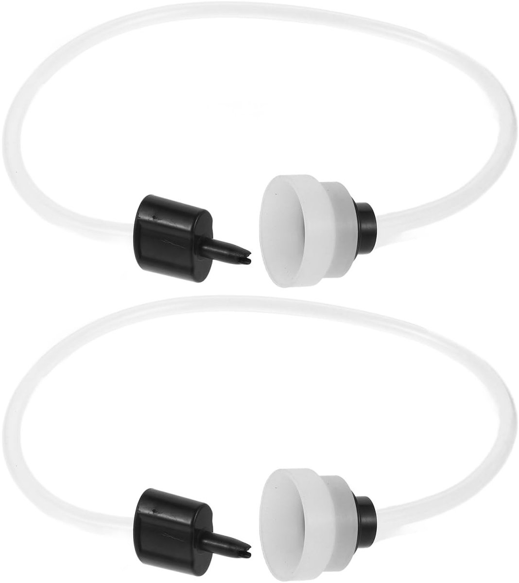 2 Stuks Vacuum Verpakkingsmachine, Vervangende Vacuumslang, Adapter en Slangaansluiting voor Vacuumapparaat, Flexibele Accessoires voor Voedselbewaring