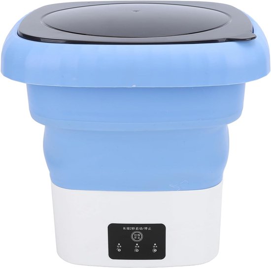 Draagbare wasmachine - Mini wasmachine met centrifuge - 6L - Ideaal voor camping en reizen - Verschillende kleuren (willekeurige kleur)