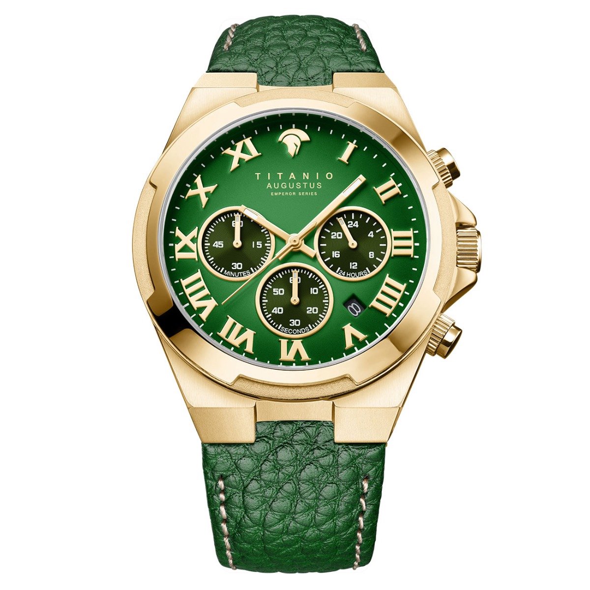 Titanio - Heren Horloge Augustus - Goud