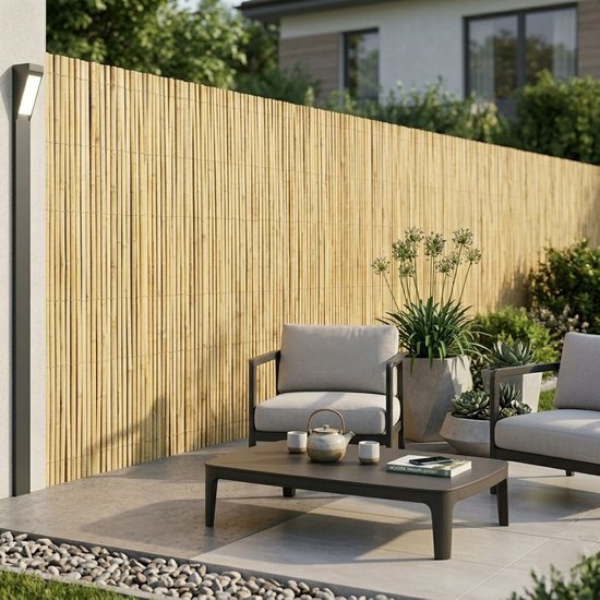 FLOORDIREKT Brasil bamboe windscherm – 100 x 300 cm
