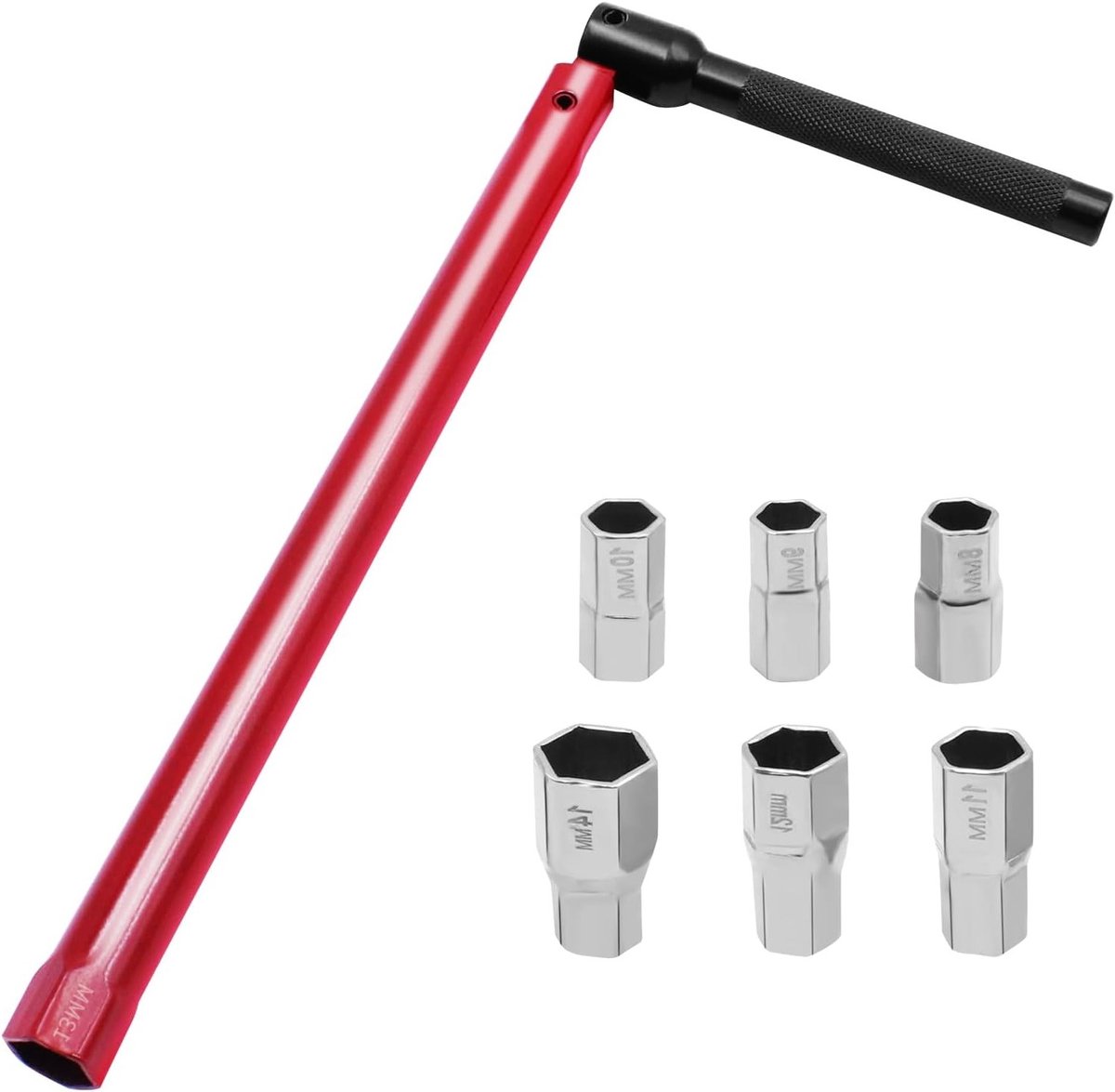 Dailygoods - 7-delige Staande Kraanmoersleutelset - Universele Gereedschap voor Sanitair Installaties