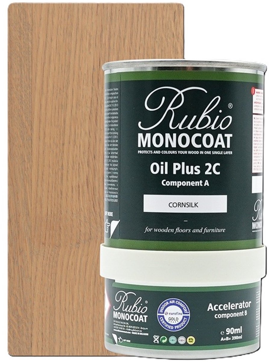 rubio monocoat oil plus 2c cornsilk set 390 ml
