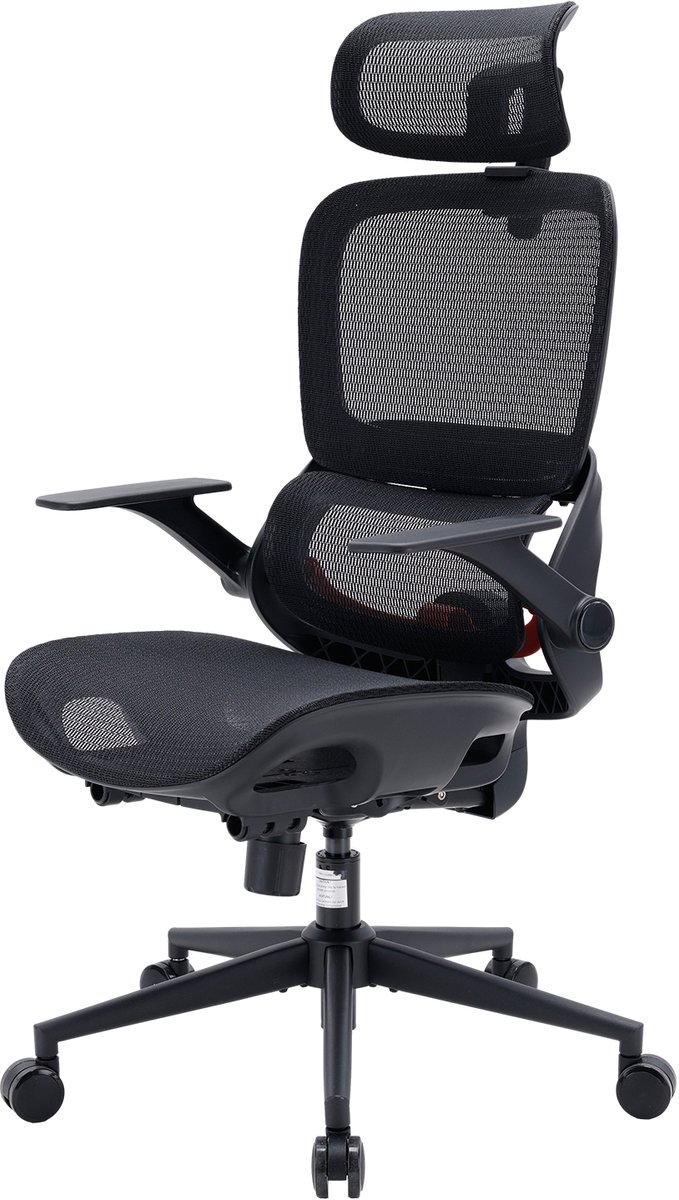 SIHOO B100 Ergonomische Bureaustoel - Adaptieve Dynamische Lumbale Steun - Ademende Mesh - Ophoudbare Armsteunen - Zwart van Sihoo