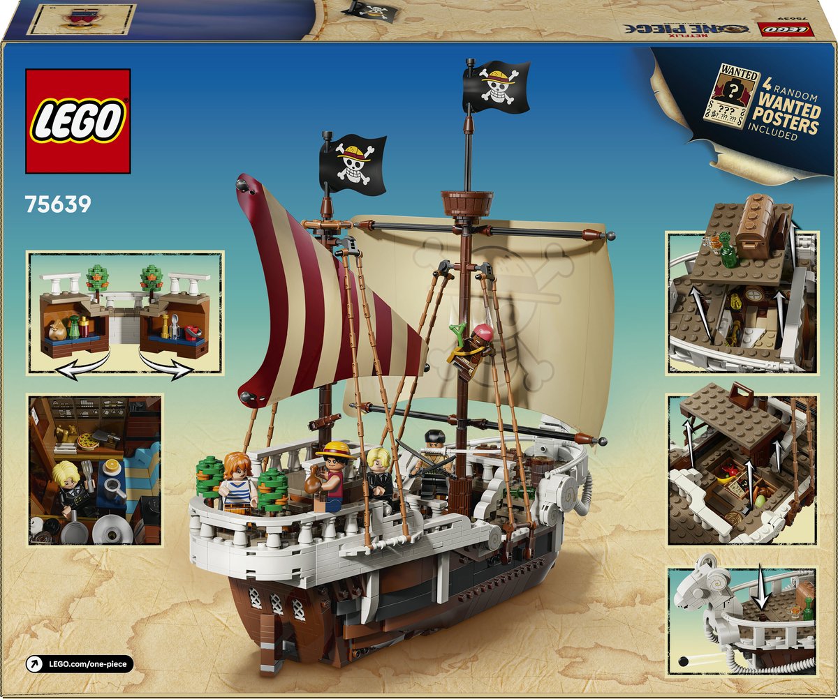 LEGO® ONE PIECE Het Piratenschip Going Merry Bouwset - 75639 — afbeelding 9