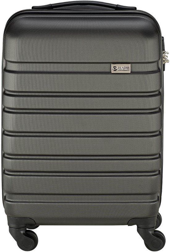 Princess Traveller Singapore - Handbagage Koffer - 55x35x20cm - Lichtgewicht Trolley - Antraciet