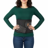 Ceinture de grossesse post-partum - TAILLE L/XL - Ceinture de maintien - Ceinture abdominale après la grossesse - Ceinture abdominale post-partum - Belly binder - Ceinture de maintien post-natale - Ceinture de maintien post-partum - gris foncé