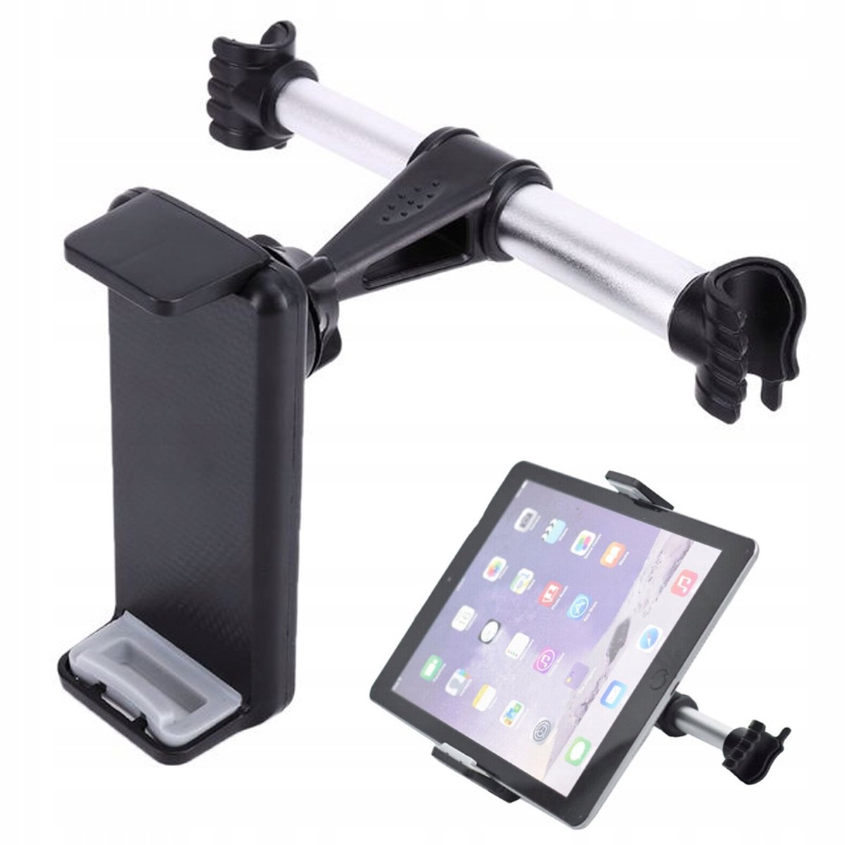 AUTOHOLDER VOOR TABLET EN TELEFOON - HOOFDSTEUN