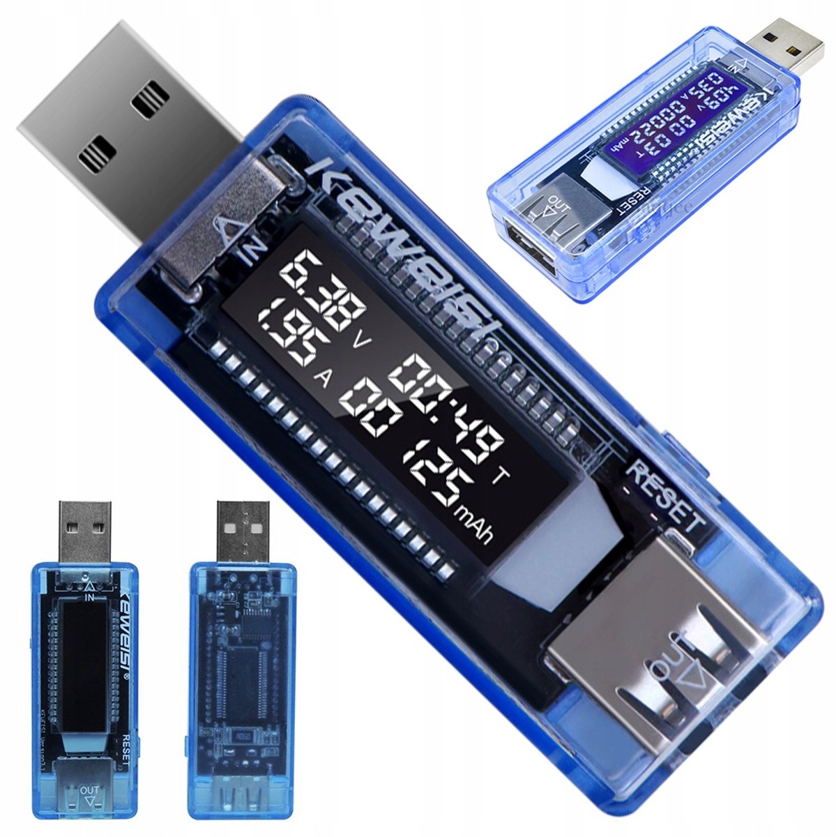 Hangzhou A Link Star Technologys Co. Limited - USB Tester - Wolt - Ampère - Resetbaar