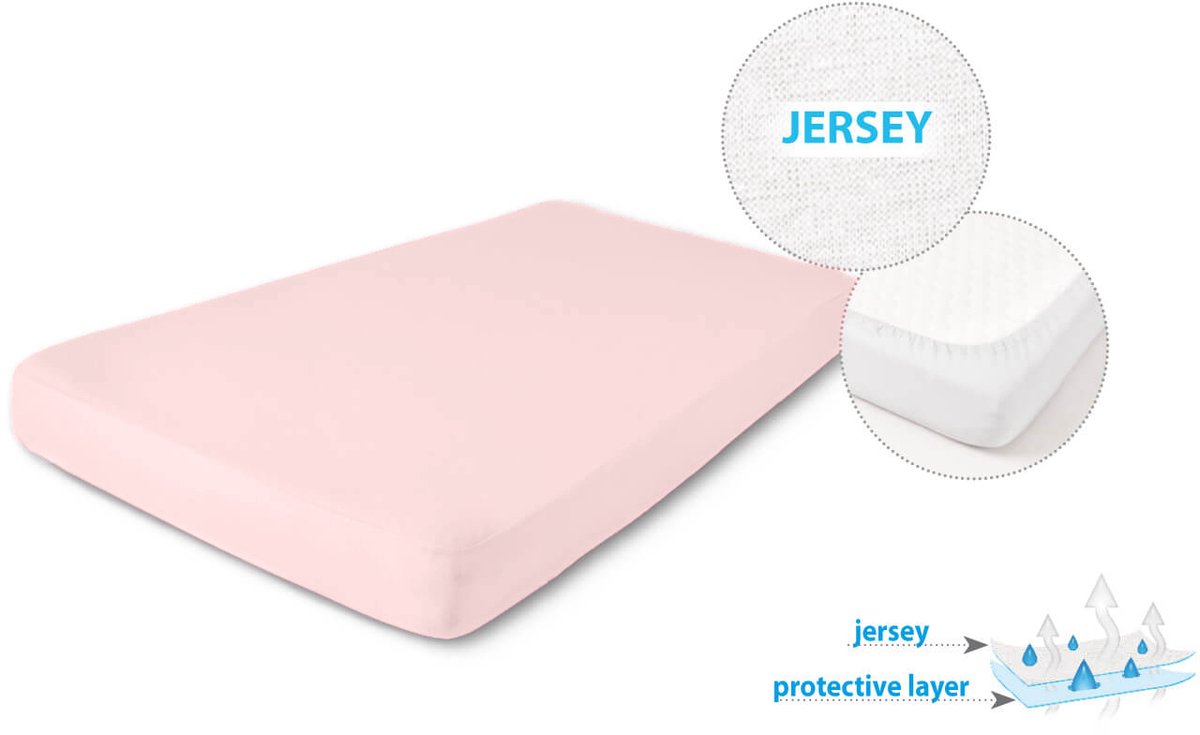 Matex Jersey - Waterdicht Hoeslaken - Ademend - 160x200 - OEKO-TEX