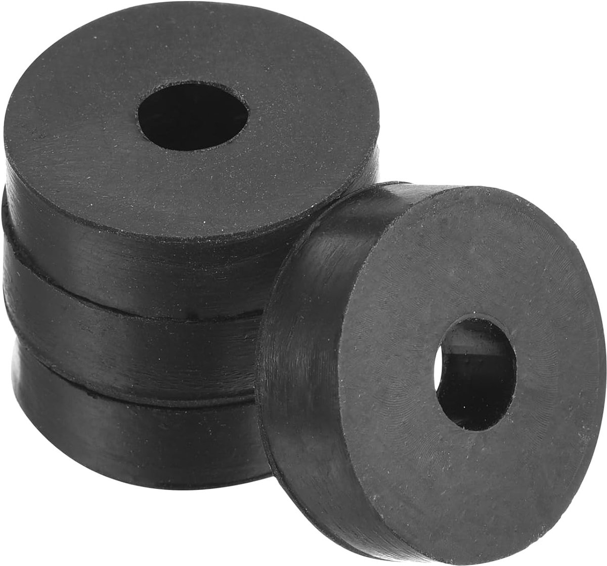 0.28 inch ID 1 inch AD Vibration Insulation Rubber Discs - 4pcs Damper Pads - Mechanische Vibration Bescherming - Shock Absorber voor HVAC Air Conditioning