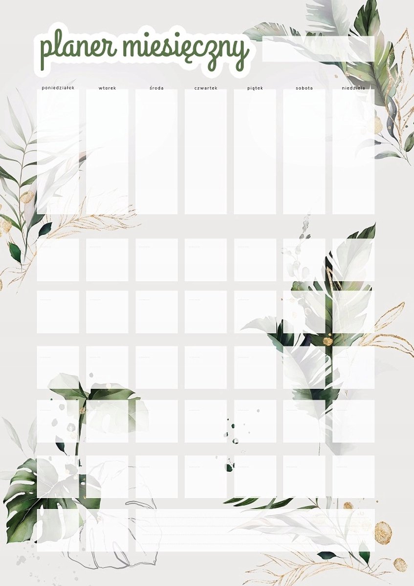 Wallvy - Maandplanner voor Koelkast - Magneet - 30x42,5cm - Personaliseerbaar