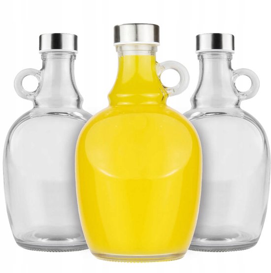 Bimberek - Glazen Fles Galon - 1,5L - Met Handvat - Voor Wijn en Likeuren van Bimberek — afbeelding 2