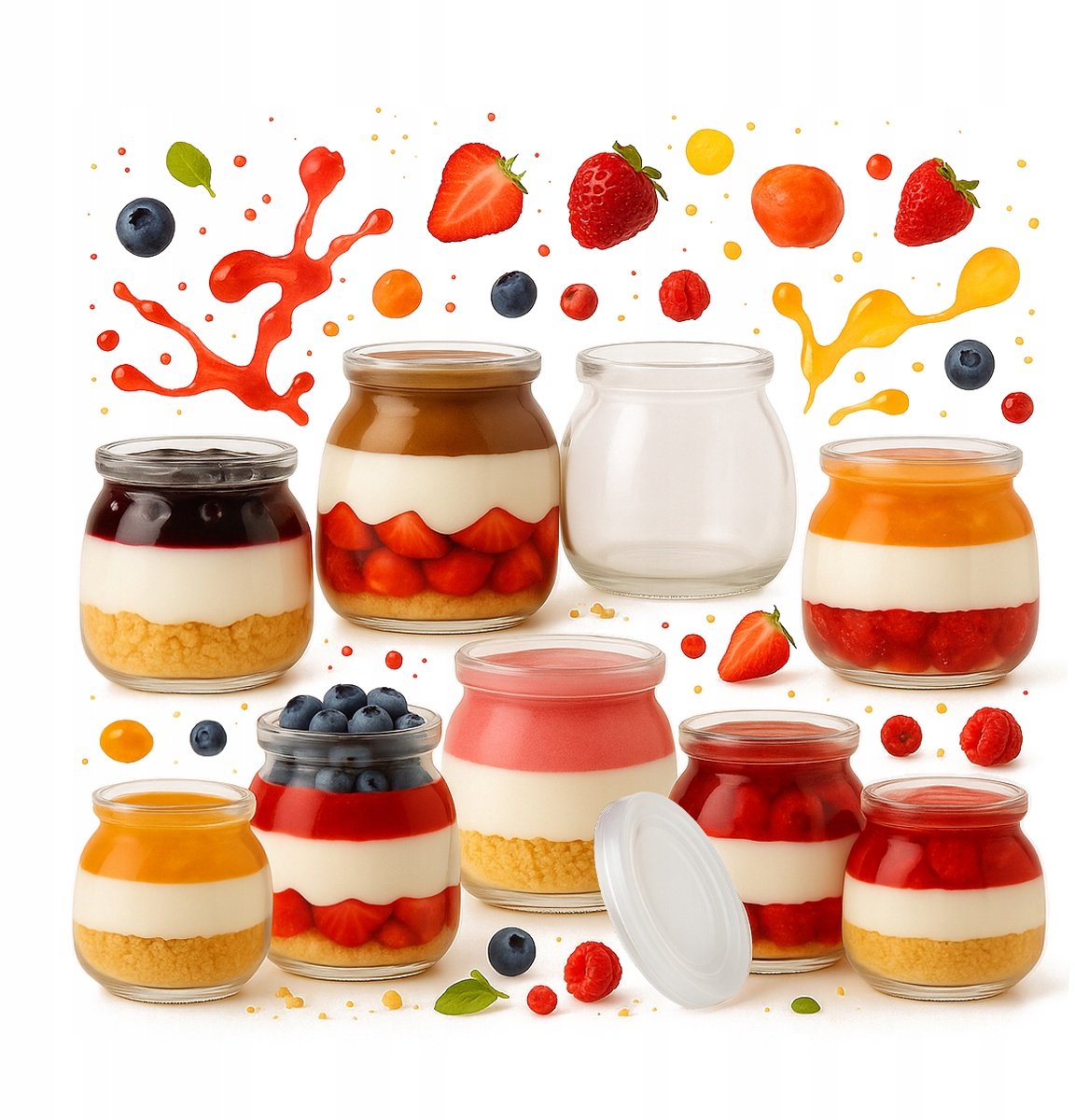 Bimberek - Voorraadpot - 100ml - Set van 20 - Glas