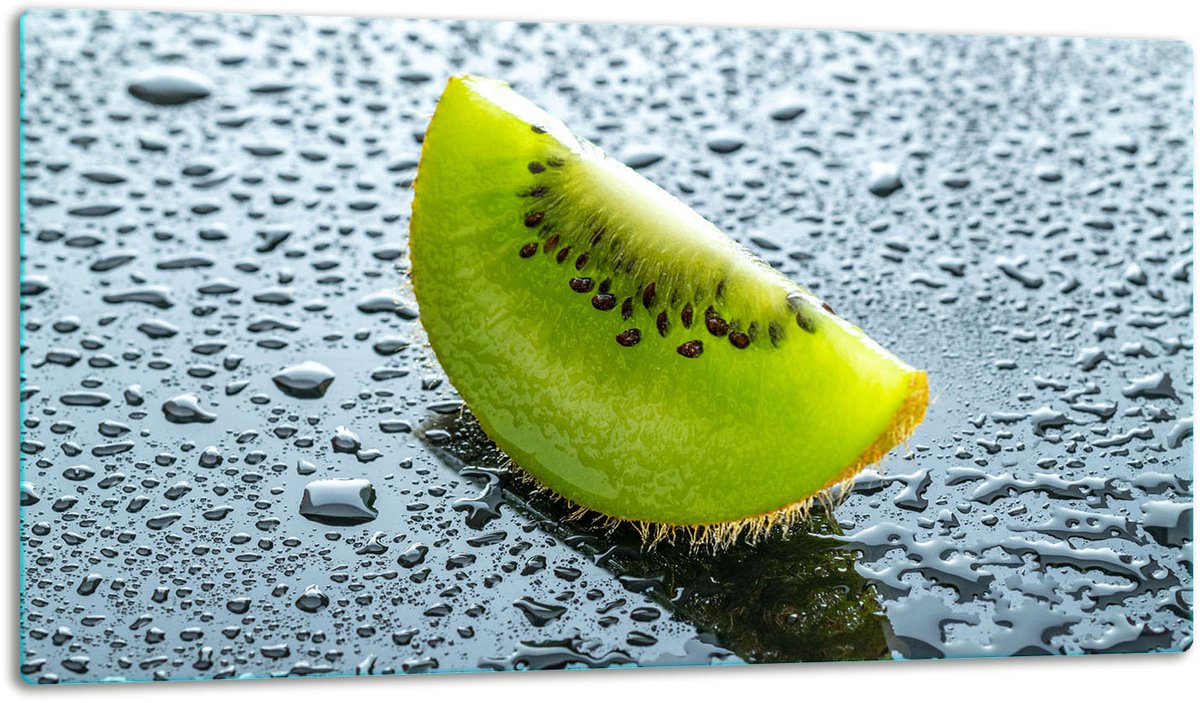 TMK ArtDeko - Snijplank Glas - 52x30 cm - Inductie - Kiwi Motief