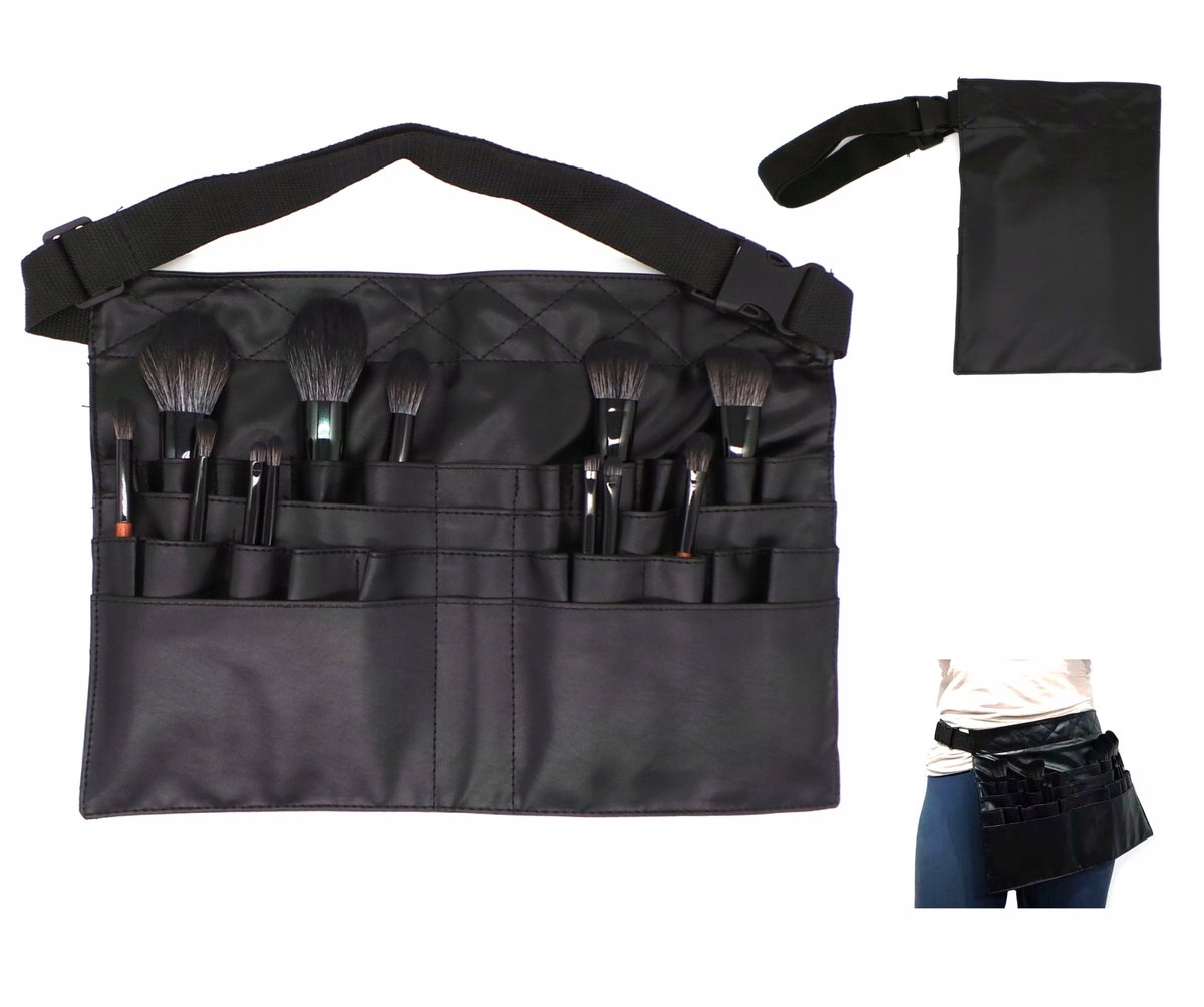 Frezarkowo Serie - Make-up tasje - Zwart - PU Leer - 27 vakken