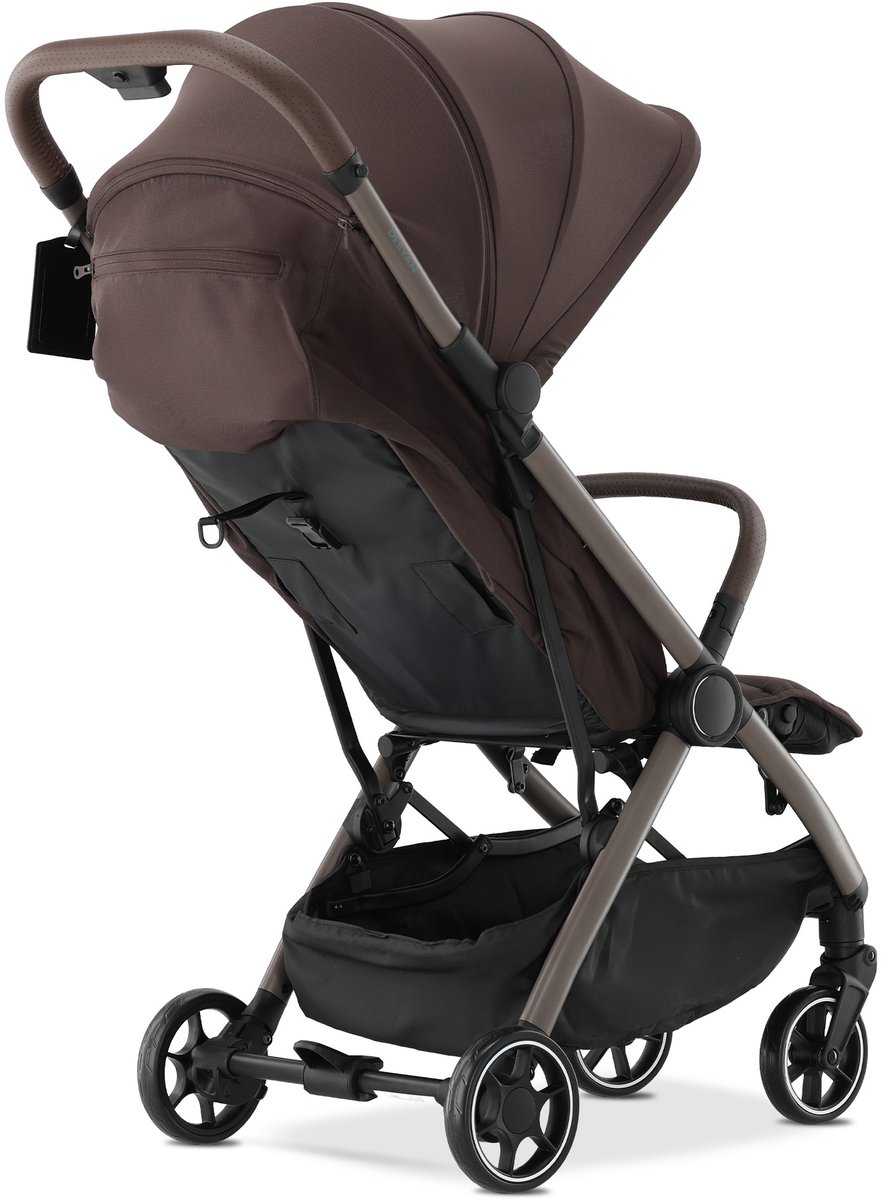 Deryan Air Buggy - Vliegtuig Buggy - 8 kg - Geïntegreerde Tas - Chocolate – foto 6