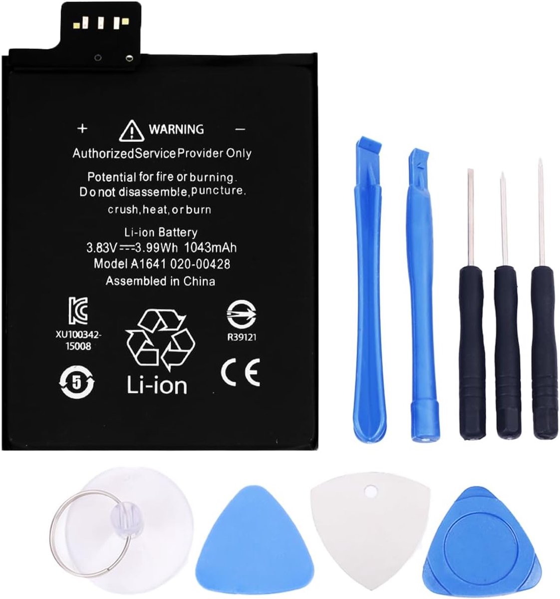 Batterij Compatibel met iPod Touch 6 6e Generatie - Installatie Tool - 1043mAh - 3.83V - 3.99Wh - Hoge Capaciteit - Vervangingsaccu