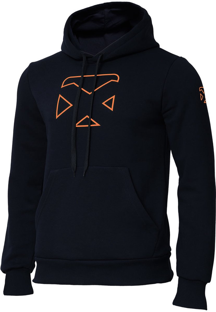 Pacific Court Hoodie – Heren – Dames - Unisex – Hoodie – Sporttrui – Trui - Maat M - Blauw/Oranje.