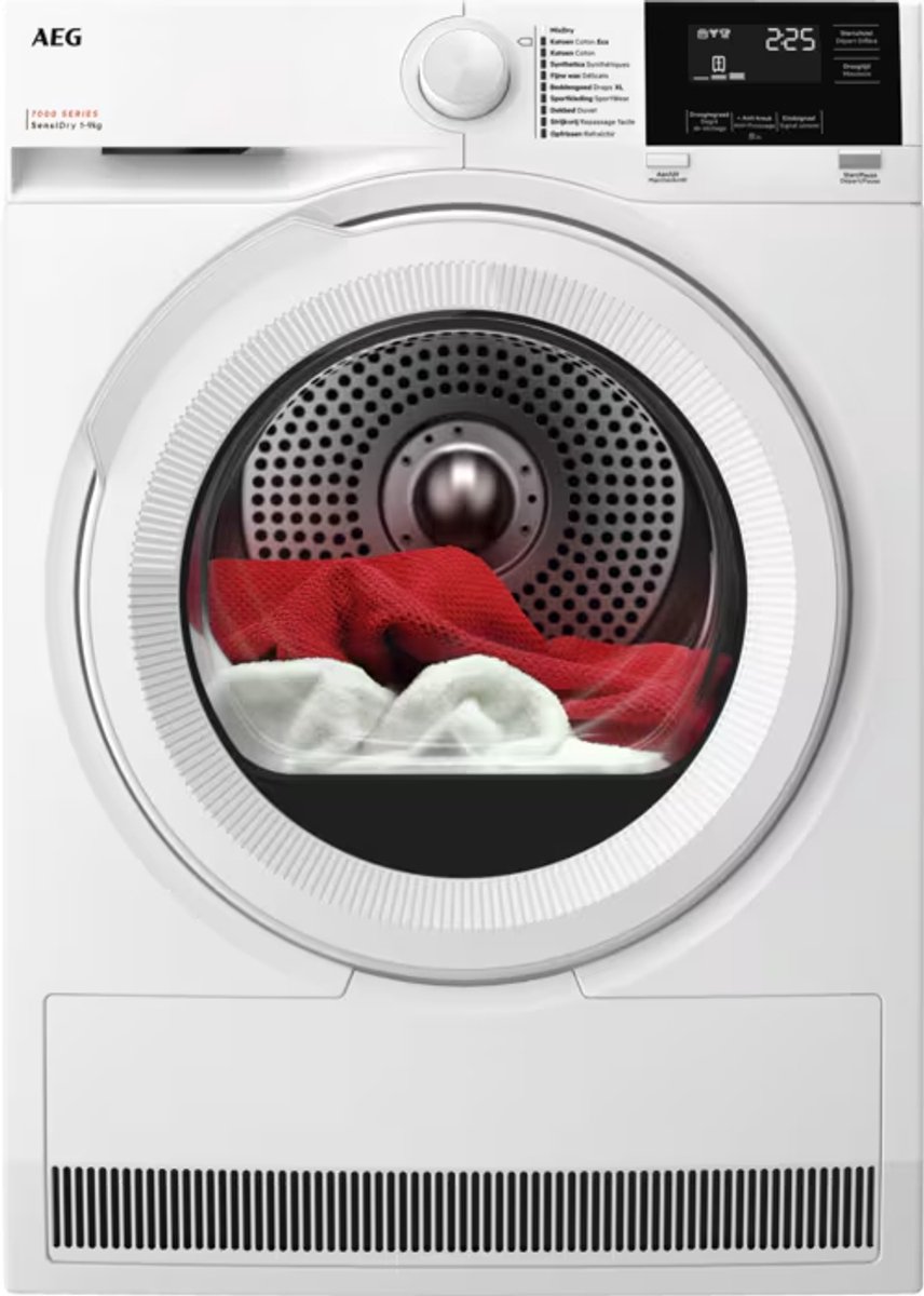 AEG Droogkast Warmtepomp TR79A34B 9kg - 7000 SensiDry Serie