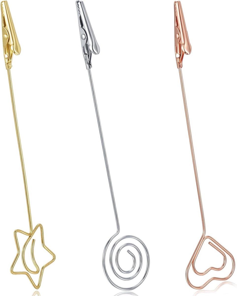 Krokodillenklemmen Sieraden - Armband Helper Tool - Sieraden Maken - Veelzijdige Kaarthouder - 3 stuks - Zilver Goud Roségoud