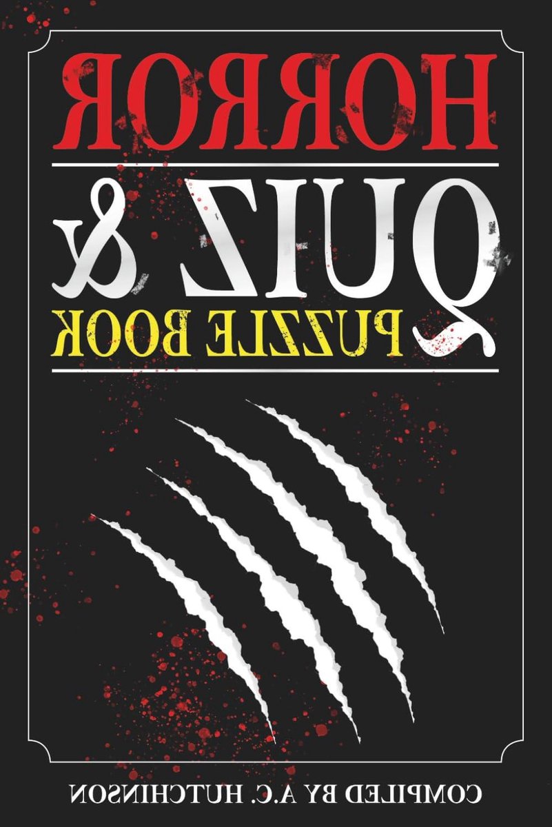 Horror Quiz Boek - Puzzelboek Griezel - Ontspanning Testen - Thema Films Boeken - 56 Pagina's - Niet gespecificeerd