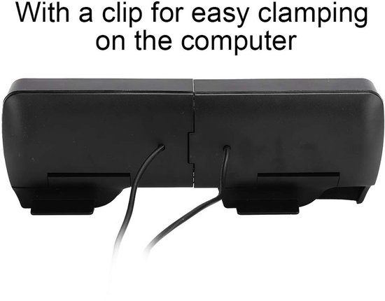 Dailygoody - Mini Desktop Laptop 2.0 soundbar - USB-luidspreker - Draagbaar en praktisch - Compact formaat - Geluidversterker voor laptop - Ideaal voo... van Merkloos — afbeelding 4