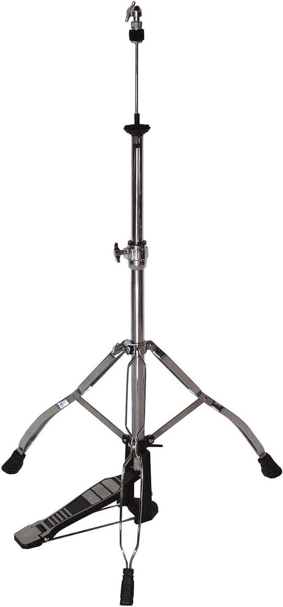 Hi-Hat Stand - Hi-Hat Statief - Drummen - Dubbelwandige Hardware - 210 kg - Zilver