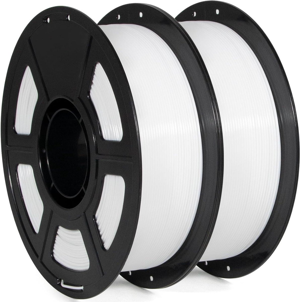 PETG Filament - 3D Printer Draad - 3D Modellen Printen - Mechanisch Anti-klit - 2KG - Wit